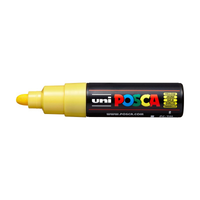 Uni Posca fixka PC-7M, 4,5-5,5 mm, žltá