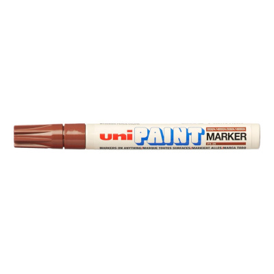 UNI PX-20 laková fixka, 2,2 - 2,8 mm hnedá