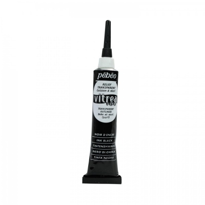 Vitrea 160 kontúra na sklo 20 ml, 66 Ink black