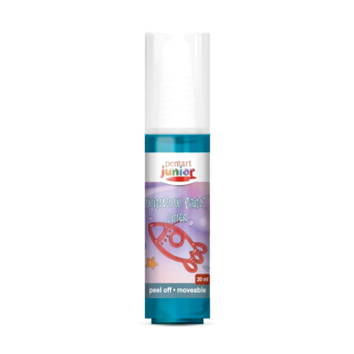 Zlupovacia farba na sklo, 20 ml, tyrkysová