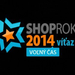 VÍŤAZ E-SHOP roku 2014 v kategórii VOĽNÝ ČAS
