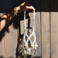 Macramé obal na fľašu