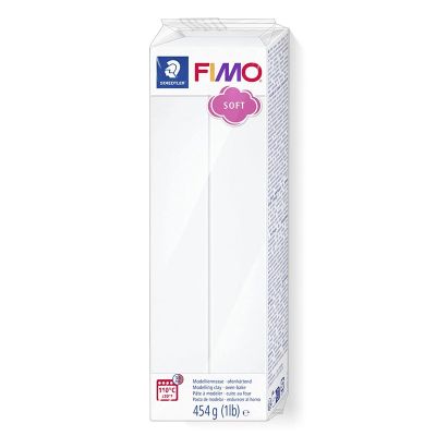 FIMO Soft, 454 g, 0 biela
