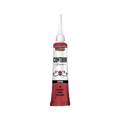 Univerzálna kontúrovacia farba 20 ml metalická medená