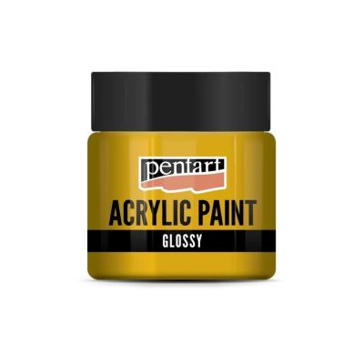 Akrylová farba lesklá 50 ml, slnečná žltá