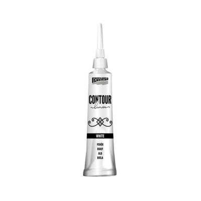 Univerzálna kontúrovacia farba 20 ml biela