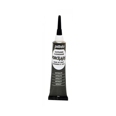 Porcelaine 150 kontúra 20 ml, 06 Anthracite black