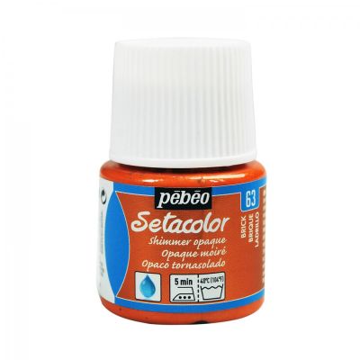 Setacolor opaque 45 ml, 63 Shimmer brick