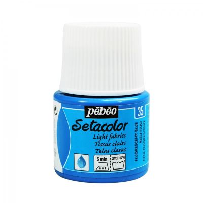 Setacolor light 45 ml, 35 Fluorescent blue