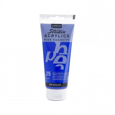 Studio Acrylics 100 ml, 25 Opaque Light ultramarin