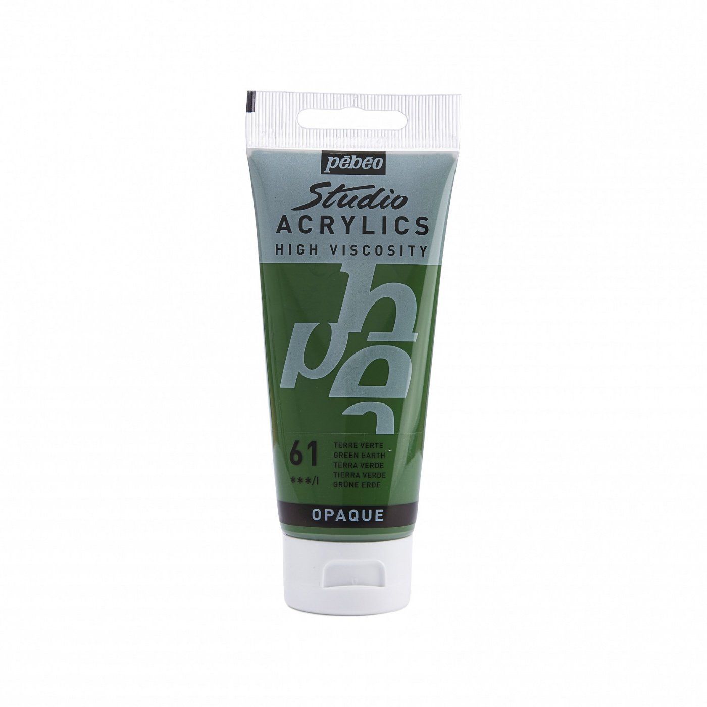 Studio Acrylics 100 ml, 61 Green earth