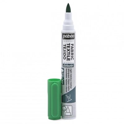 Fixka na svetlý textil 7A Light green, 1 mm brush
