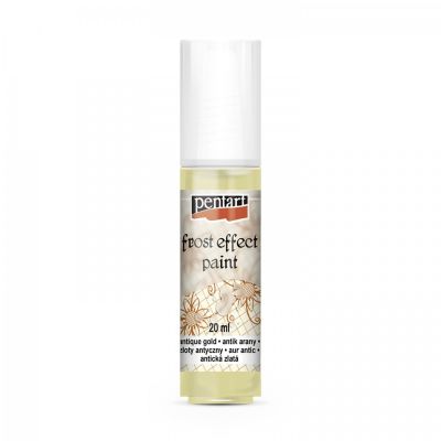 Satinovacia farba na sklo 20 ml, antická zlatá