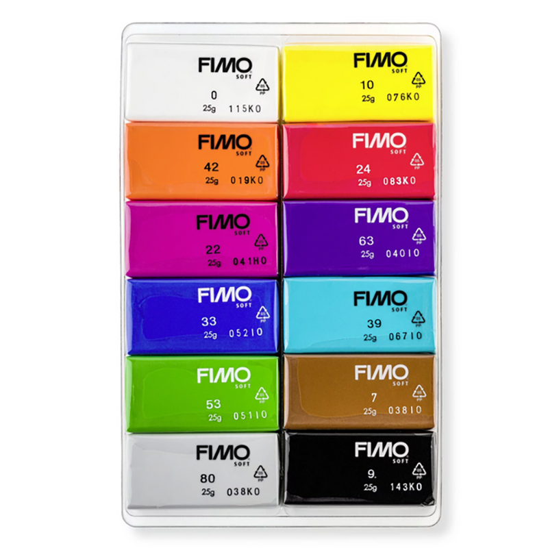 FIMO SOFT Sada BASIC, 12 x 25 g