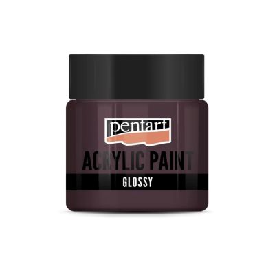 Akrylová farba lesklá 50 ml, baklažánová