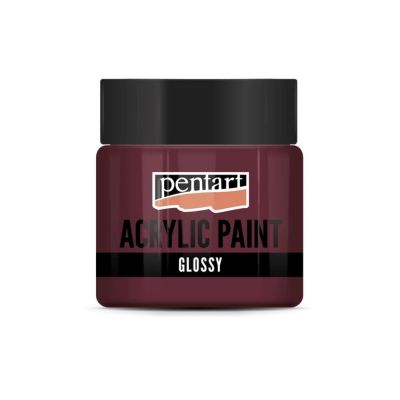 Akrylová farba lesklá 50 ml, bordová