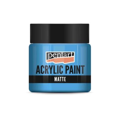 Akrylová farba matná 50 ml, svetlá modrá