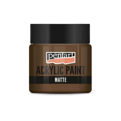 Akrylová farba matná 50 ml, svetlá hnedá