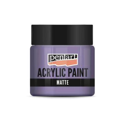 Akrylová farba matná 50 ml, svetlá fialová