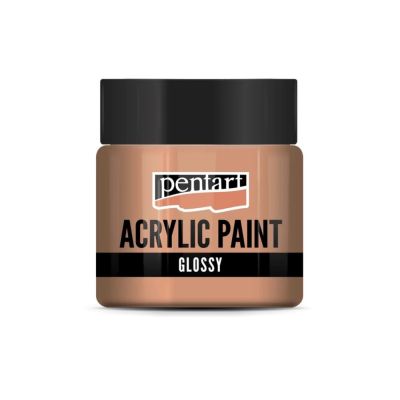 Akrylová farba lesklá 50 ml, lososová