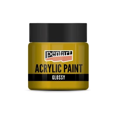 Akrylová farba lesklá 50 ml, okrová