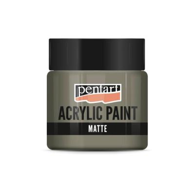 Akrylová farba matná 50 ml, bahenná sivá