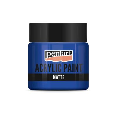 Akrylová farba matná 50 ml, modrá