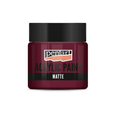 Akrylová farba matná 50 ml, bordová