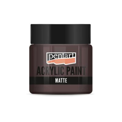 Akrylová farba matná 50 ml, zemitá hnedá