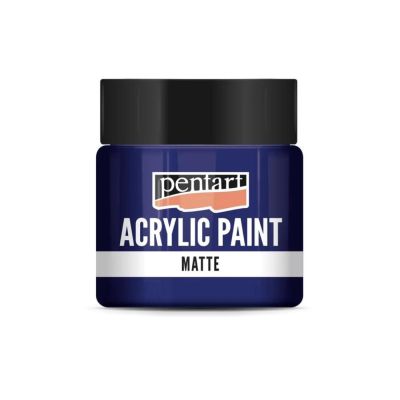 Akrylová farba matná 50 ml, tmavomodrá