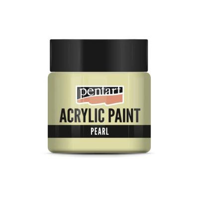 Akrylová farba perleťová 50 ml, žltá
