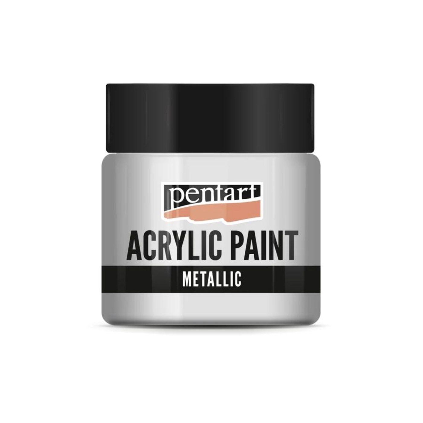 Akrylová farba 50 ml, metalická rococo strieborná