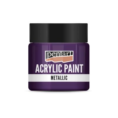 Akrylová farba 50 ml, metalická fialová