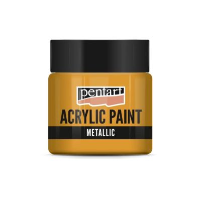 Akrylová farba 50 ml, metalická pomaranč