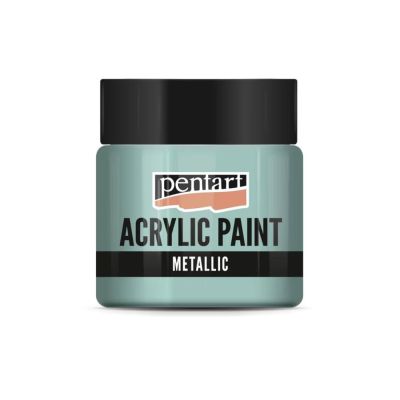 Akrylová farba 50 ml, metalická tyrkysová