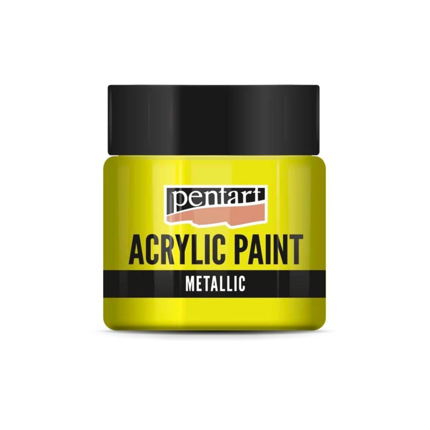 Akrylová farba 50 ml, metalická žltá
