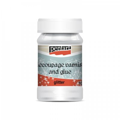 Decoupage lepidlo s lakom a glitrami 100 ml