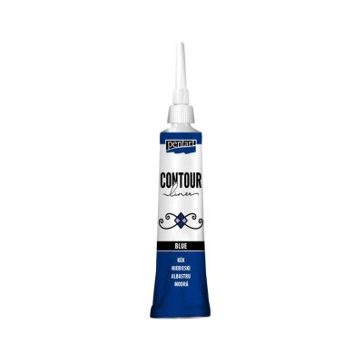 Univerzálna kontúrovacia farba 20 ml modrá