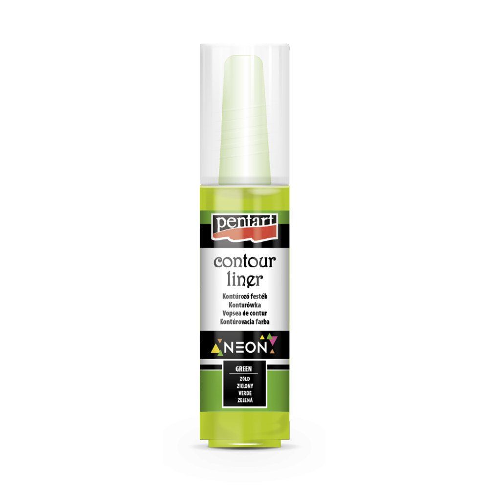 Univerzálna kontúrovacia farba 20 ml, neónová zelená