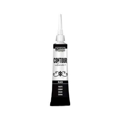 Univerzálna kontúrovacia farba 20 ml čierna