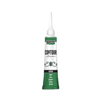 Univerzálna kontúrovacia farba 20 ml zelená