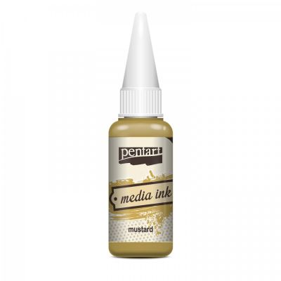 Media Ink atrament 20 ml, horčica