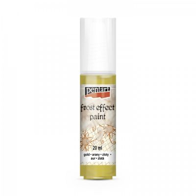Satinovacia farba na sklo 20 ml, zlatá