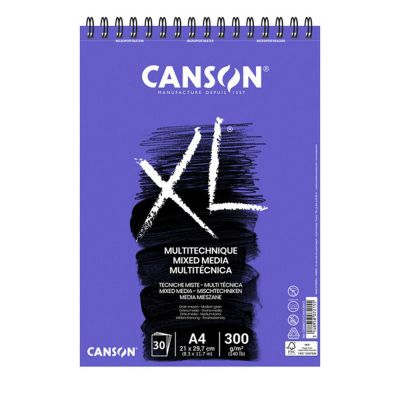 CANSON XL Mix media, A4 300g, 30 listov