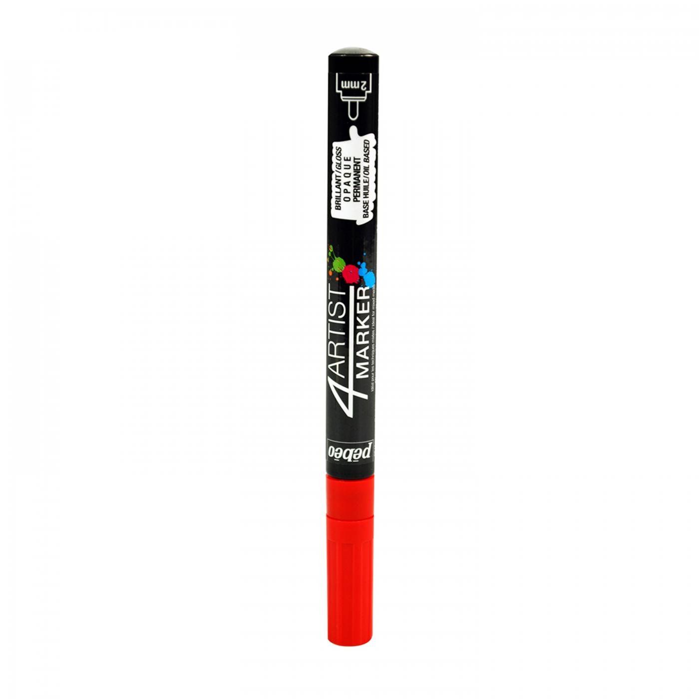 Olejové fixky 4ARTIST marker, 2 mm, 07 Red