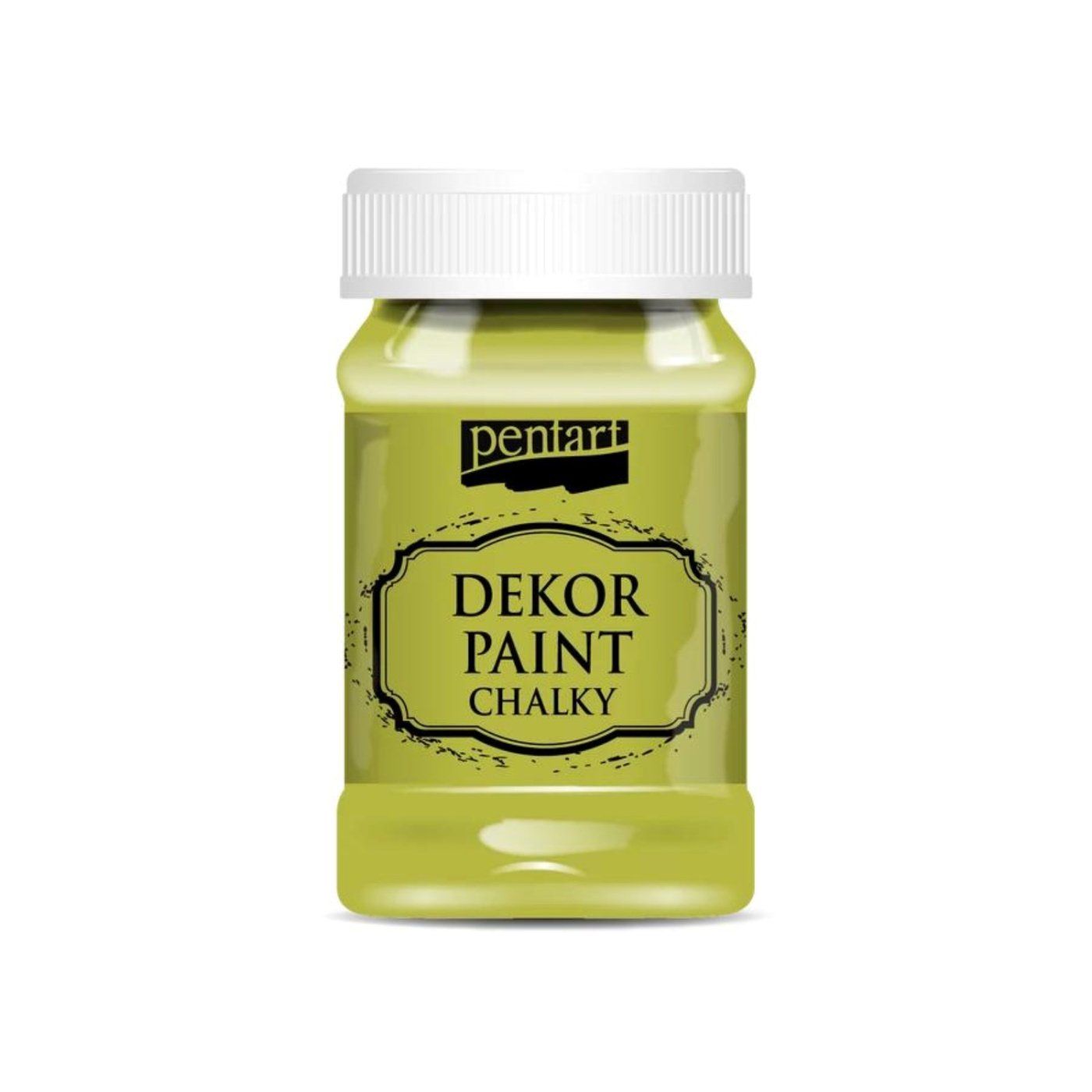 Dekor Paint Soft 100 ml, žltozelená