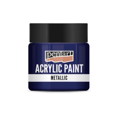 Akrylová farba 50 ml, metalická kobaltová modrá