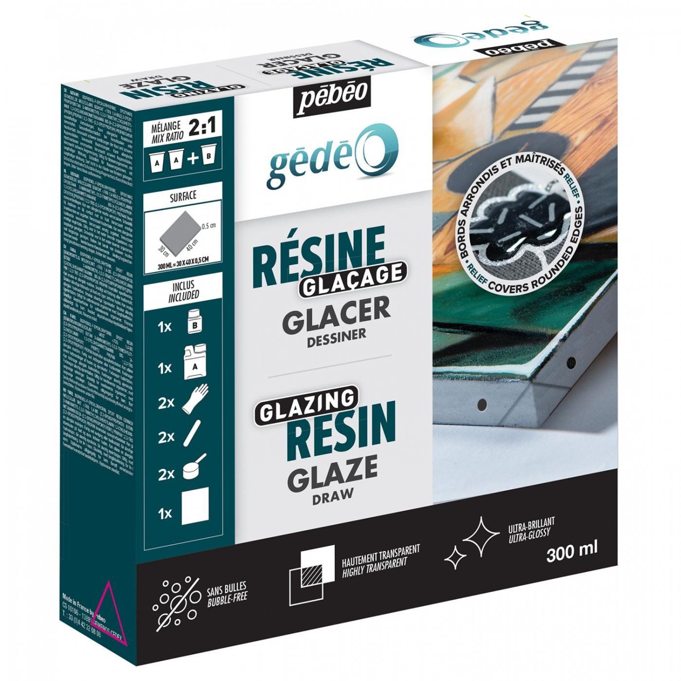 GÉDÉO Krištáľová živica glazúrovacia 300 ml, číra