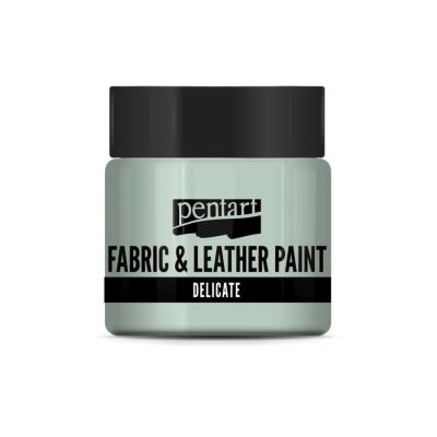 Farba na textil a kožu, delicate, 50ml, zelenostrieborná