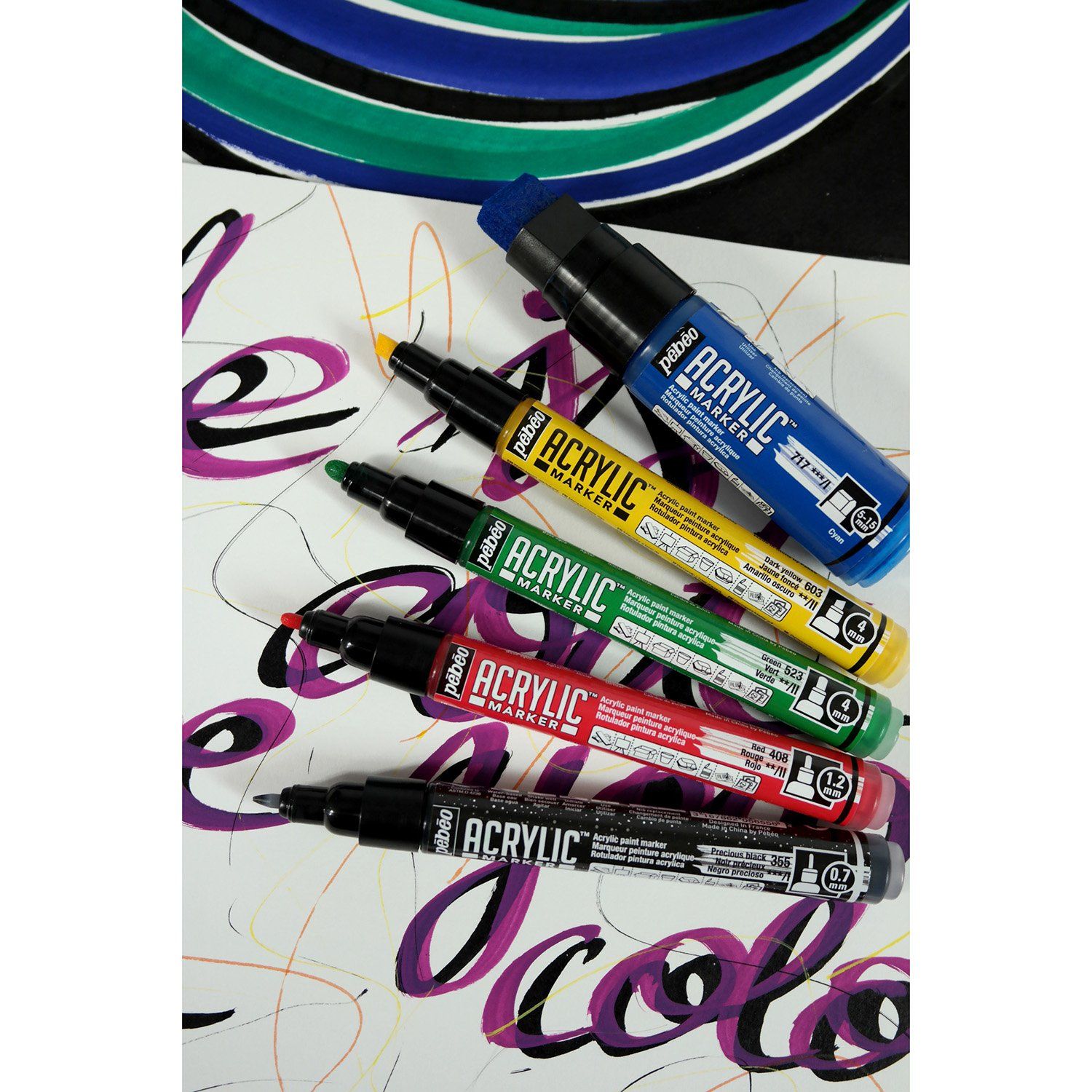 ACRYLIC MARKER 0,7 mm, 35 Grey